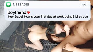 asian Small Asian Cheating On Her Boyfriend At Work blowjob teen